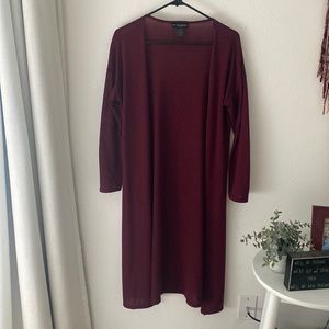 Burgundy Cardigan